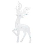 Deer Christmas Tree Pendant 14*7cm Glitter