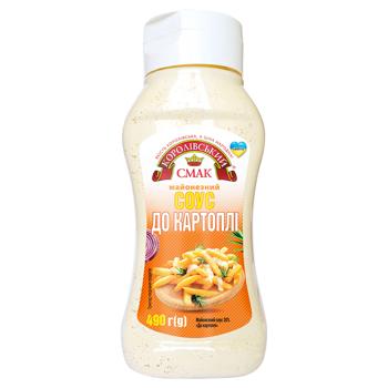 Korolivsky Smak Mayonnaise Sauce for Potatoes 30% 490g - buy, prices for Auchan - photo 1