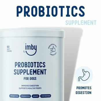 Добавка пищевая для собак Imby Probiotics Supplement с пробиотиком для пищеварения 270г - купить, цены на MasterZoo - фото 4