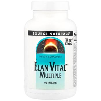 Source Naturals Elan Vital Multiple Multivitamin and Minerals 90 tablets - buy, prices for Biotus - photo 1