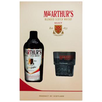 Віскі MacArthur's 40% 0,7л + склянка - купити, ціни на Ідеал - фото 2