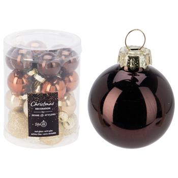 Koopman Christmas Ball 25mm Amber - buy, prices for Tavria V - photo 1