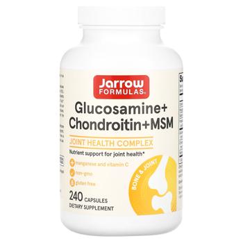 Jarrow Formulas Glucosamine and Chondroitin with MSM 240 capsules - buy, prices for Biotus - photo 1