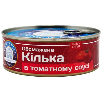 Ventspils Fried Sprat in Tomato Sauce 240g - buy, prices for ULTRAMARKET - photo 1