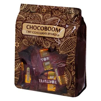 Цукерки Chocoboom Тортюфель Львів вафельні 180г