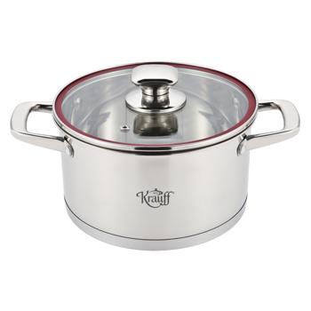 Кастрюля Krauff Smart Сhef Luxurios с крышкой 18см 2,7л - купить, цены на Auchan - фото 1