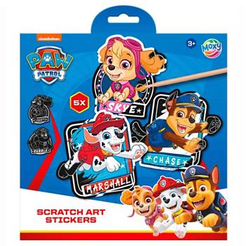 Набор для творчества Moxy PawPatrol Скретч-наклейки - купить, цены на Таврия В - фото 1