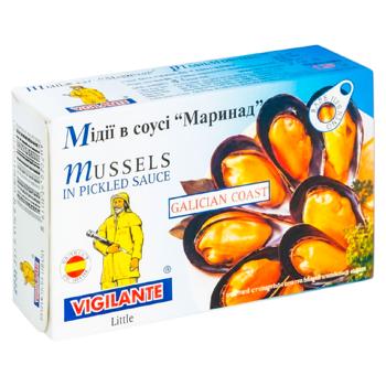 Мiдii Vigilante в маринованому соусі 115г - купити, ціни на Grono - фото 1