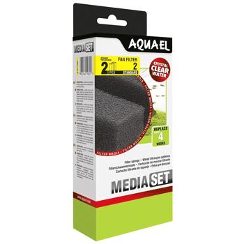 Губка Aquael «Media Set Standard» 2 шт. (для внутрішнього фільтра Aquael FAN-2 Plus) - buy, prices for MasterZoo - photo 1