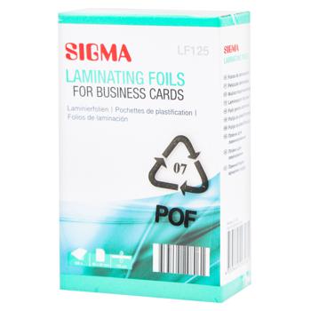 Sigma Laminating Foils 60x95mm 100pcs - buy, prices for METRO - photo 1