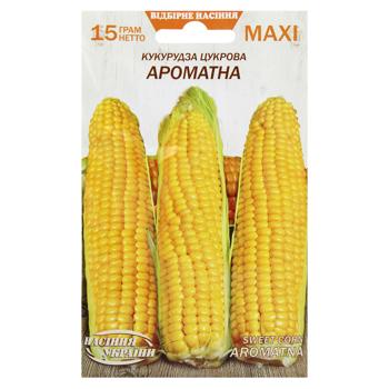 Nasinnia Ukrainy Maxi Fragrant Sugar Corn Seeds 15g - buy, prices for MegaMarket - photo 1