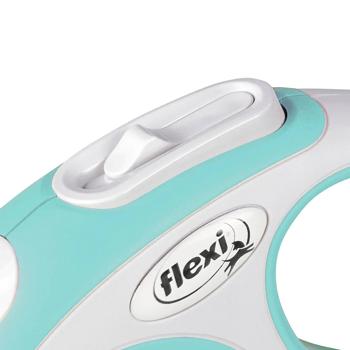 Повідець-рулетка Flexi New Comfort зі стрічкою XS до 12кг 3м блакитний - купити, ціни на MasterZoo - фото 3