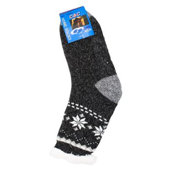 Zed Men's Home Socks with Fur s.38-46 - buy, prices for EKO Market - photo 4