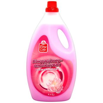 Ополіскувач для тканин Fine Life Квітковий 4л - купити, ціни на METRO - фото 1
