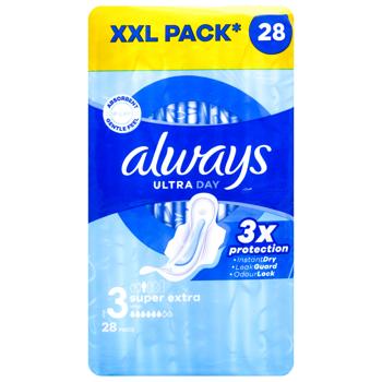 Прокладки гігієнічні Always Ultra Day Super Extra 28шт - купити, ціни на КОСМОС - фото 2
