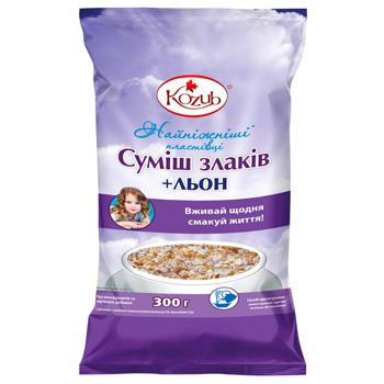 Kozub The Most Delicate Cereal+Flax Mixture Flakes 300g