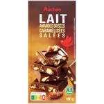 Auchan Milk Chocolate with Caramelised Almonds 180g