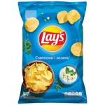 Lay's Potato Chips with Sour Cream and Greens Flavor 120g