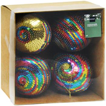 АСТ/НАБ КУЛЬ 10СМ 4ШТ ПАЄТКИ - купити, ціни на Auchan - фото 3