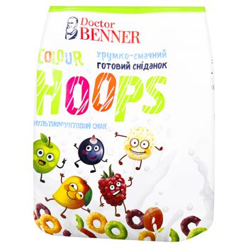 Doctor Benner Colour Hoops Dry Breakfast 400g - buy, prices for EKO Market - photo 1