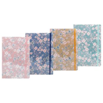 Блокнот на резинке Malevaro Flowers2 А5 80 листов - купить, цены на МегаМаркет - фото 1