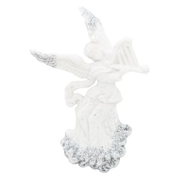 Angel with Harp White and Silver Decoration №2 - buy, prices for MegaMarket - photo 1