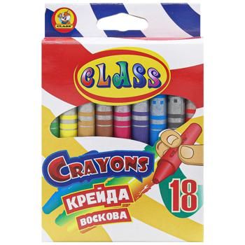 Крейда Class воскова 18шт - купити, ціни на - фото 2
