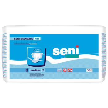 Seni Standard Air Diapers for adults Medium 2 (75-110 cm) 6 drops 30pcs - buy, prices for METRO - photo 1