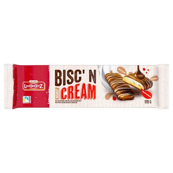 Lambertz Bisc’n Cream Cookies with Milk Cream and Milk Chocolate 170g