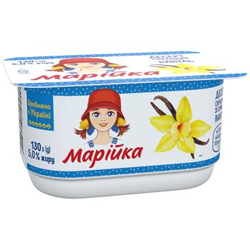 Mariyka Vanilla Cheese Dessert 5% 130g - buy, prices for COSMOS - photo 1