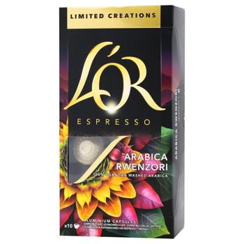 L'OR Arabica Rwenzori Coffee Capsules 5.2g*10pcs - buy, prices for METRO - photo 1