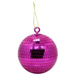 Koopman Mirror Christmas Ball 16cm Pink