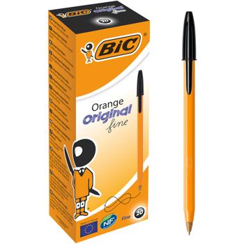 Bic Orange Black Ball Pen 20pcs - buy, prices for METRO - photo 2