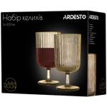 Ardesto Golden Moon Set of Glasses 300ml 2pcs Golden