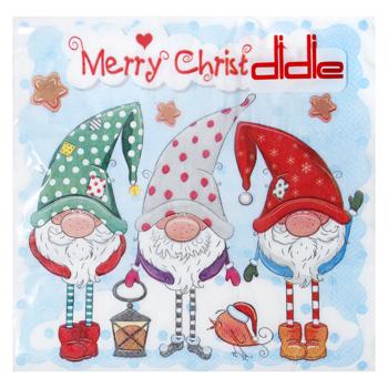 Napkins Didie 18pcs 33x33cm - buy, prices for COSMOS - photo 1