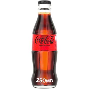 Напиток газированный Coca-Cola Zero 250мл - купить, цены на METRO - фото 1