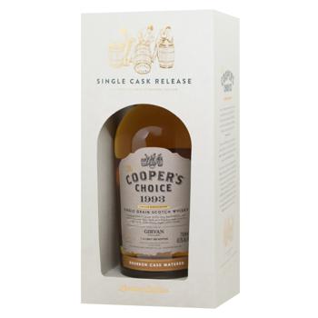 Cooper's Choice Girvan 1993 Whisky 45.5% 0.7l - buy, prices for WINETIME - photo 1