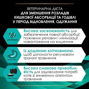 Корм влажный Pro Plan Veterinary Diets EN Gastrointestinal для кошек с заболеваниями желудочно-кишечного тракта 195г - купить, цены на MasterZoo - фото 6