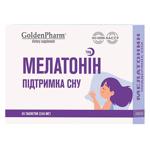 Golden Pharm Melatonin Dietary Supplement 1mg 20 tablets