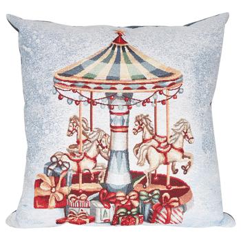Provence Carousel Carousel Tapestry Pillow