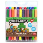Yes Minecraft Felt-Tip Pens 24 Colours