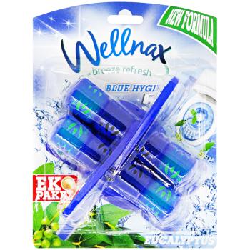 Блок для унитаза Wellnax Синяя вода Эвкалипт 2шт*50г