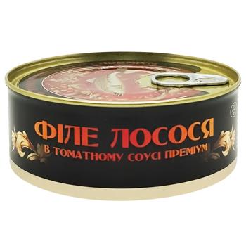 Філе лосося Craft Fish в томатному соусі 240г - купити, ціни на Cупермаркет "Харків" - фото 1