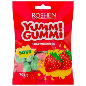 Цукерки Yummi Gummi Кисла полуниця 70г - купити, ціни на NOVUS - фото 1