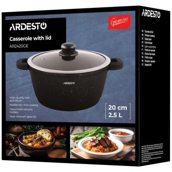 Ardesto Gemini Anzio Casserole with Lid 20cm 2.5l