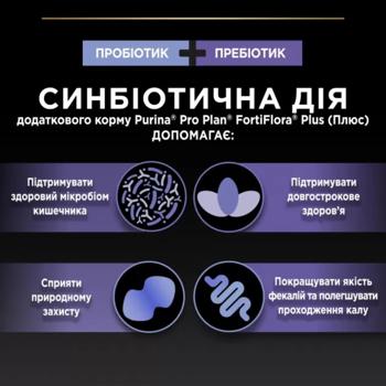 Пробиотик с пребиотиком для собак Purina Pro Plan FortiFlora Plus для поддержания микрофлоры желудочно-кишечного тракта 1шт х 2г - купить, цены на MasterZoo - фото 3