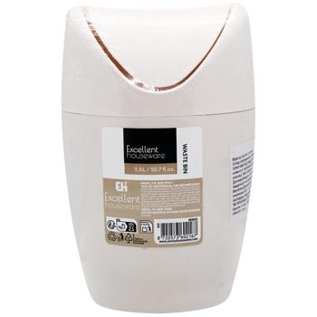 Відро для сміття Excellent Houseware 1,5л в асортименті - купити, ціни на Auchan - фото 2