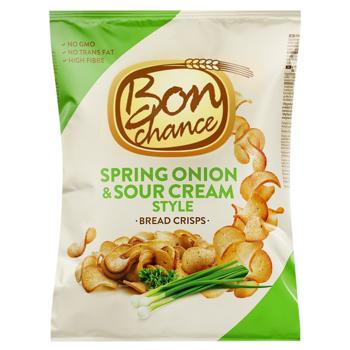 Bon Chance Spring Onion and Sour Cream Bread Crisps 120g