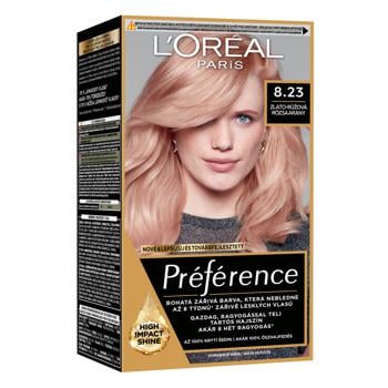 Фарба для волосся  L'Oreal Paris Recital Preference №8.23 Рожеве золото - купити, ціни на За Раз - фото 1