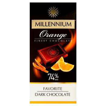 Millennium Favorite Dark Chocolate with Orange 74% 100g